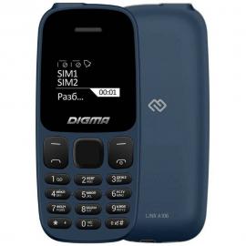 Мобильный телефон Digma Linx A106 32Mb синий 2Sim 1.44